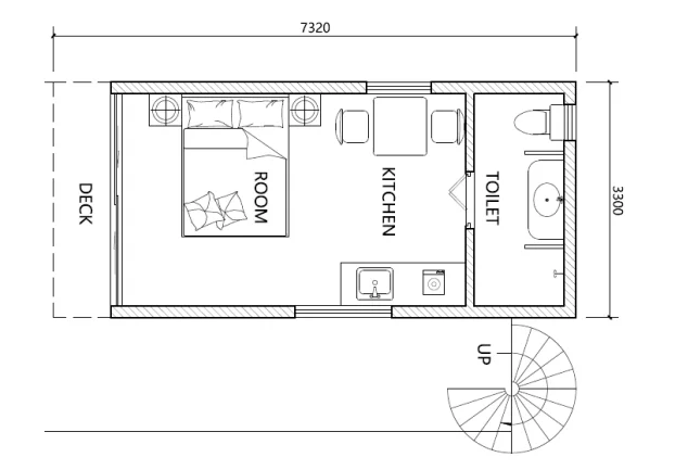 High performance insulation prefabricated housing kit for quick installation