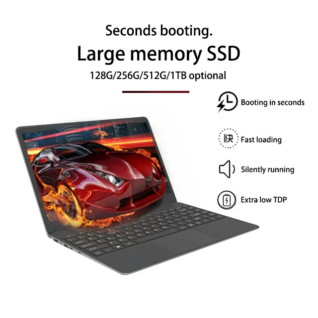 Ультратонкий ноутбук 14 1 дюйма Intel 11 поколения Tiger Lake I3 1115G4 8G DDR4 2133 МГц 256G SATA SSD компьютер