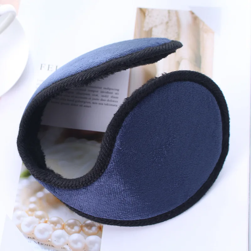 Classic Earmuffs Wraparound Solid Soft Plush Unisex Ear Protector Warm Earmuffs