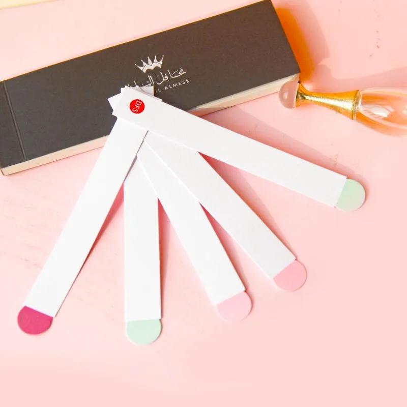 Fragrance Printed Perforated Tear Off Embossed Golden Stamping Tester Strips, Perfume Tester, Fragrance Strips, Blotters