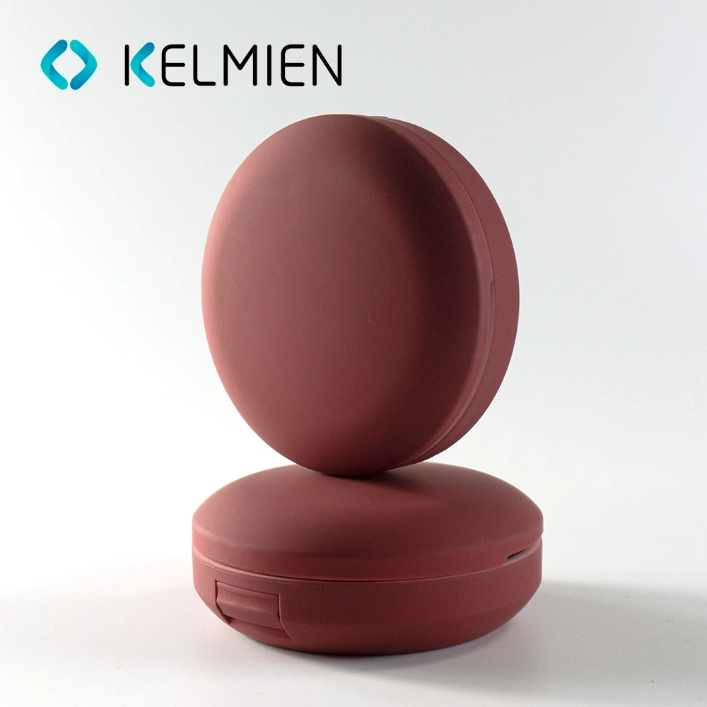 Empty  bb cream air cushion foundation compact case customized round cosmetic pressed powder concealer compact case with mirror