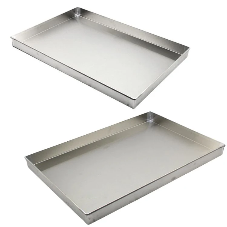 High Quality  Food Grade 304 Stainless Steel Baking Pan Aluminum Baking Tray Perforated Roasting Pan for Oven