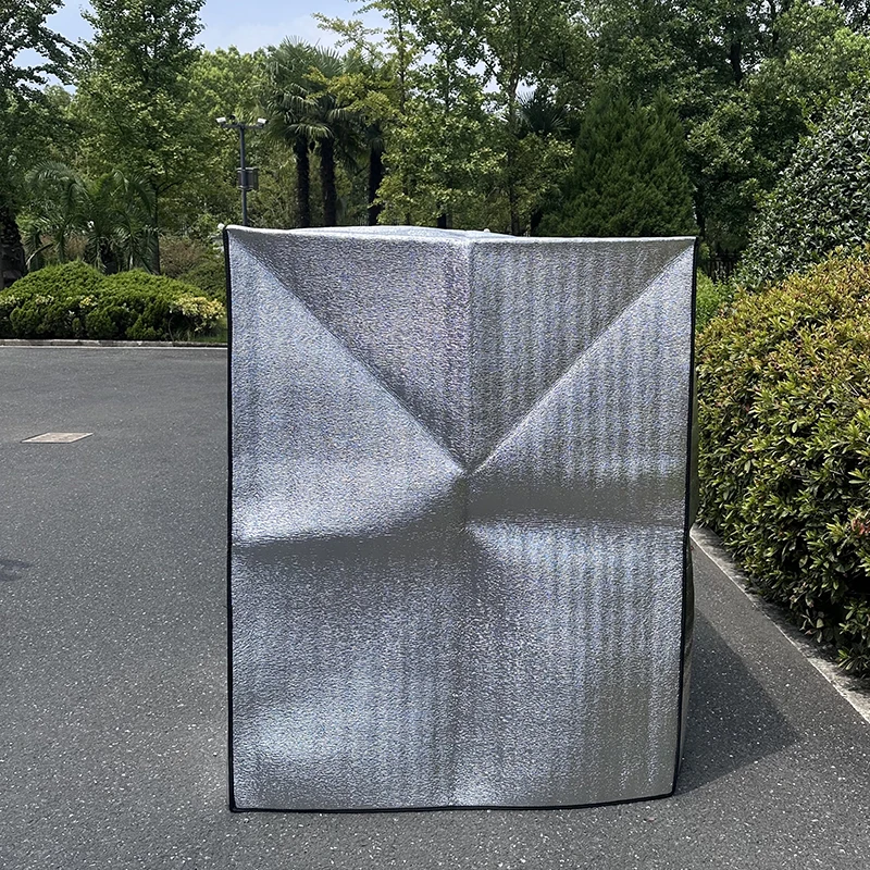 1250*1050*1200mm/280gsm Customised chemical transport thermal insulation reflective bubble pallet cover