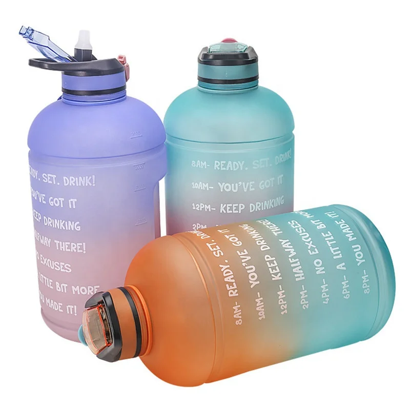 Hot Sell  1 Gallon 128OZ Leakproof BPA Free Drinking Sports Water Bottle Large Capacity Gym Sports water Bottles