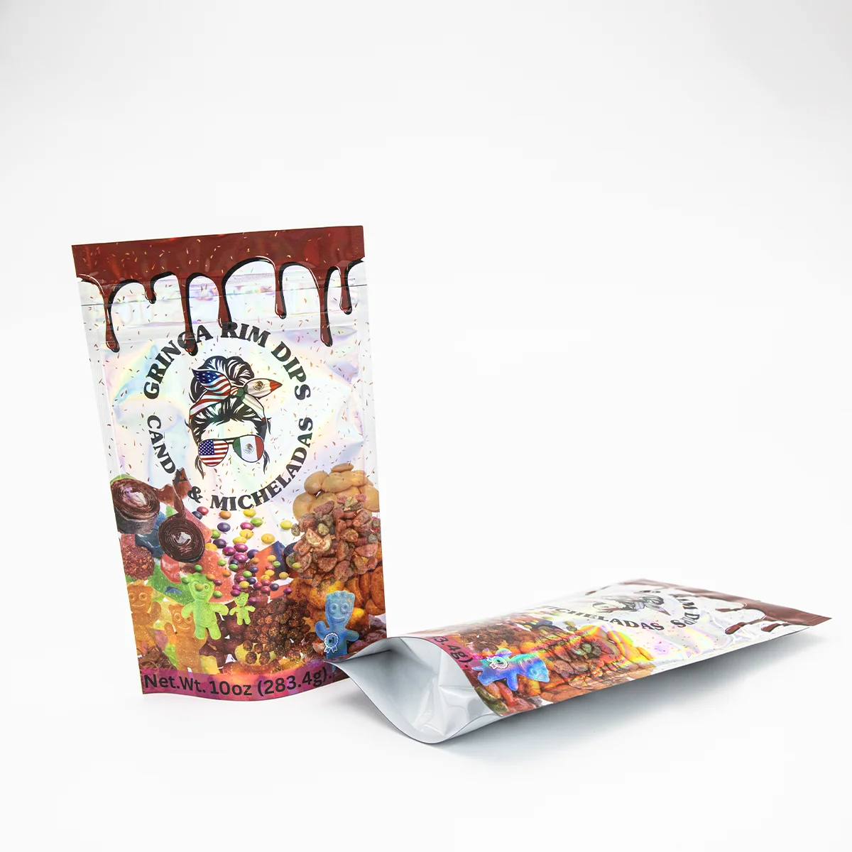 Wholesale 3.5G Package Baggies Resealable Smell Proof Bag Custom 3.5 Mylar Bags