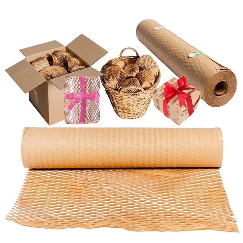 Brown Kraft Wrapping Paper Roll for Wedding Birthday Party Gift Wrapping Parcel Packing Art Craft