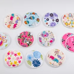 Hot Sale Printing Bamboo PUL Washable Reusable Cloth Breast Pads for Women