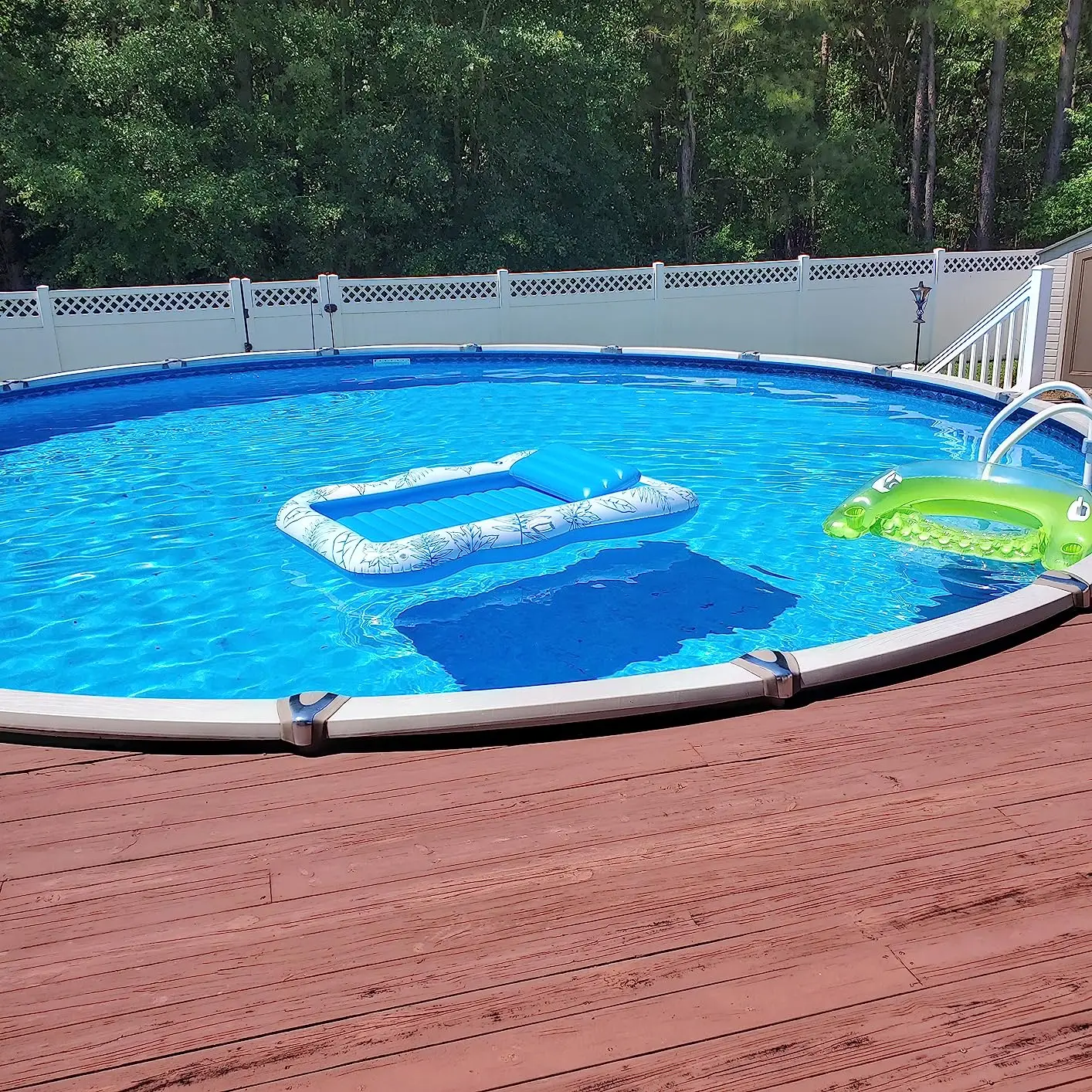 Wholesale Water Party Inflatable Swim Pool Float Lounger With Headrest Adult Blow Up Pool Beach Air Mattress Bed Customized