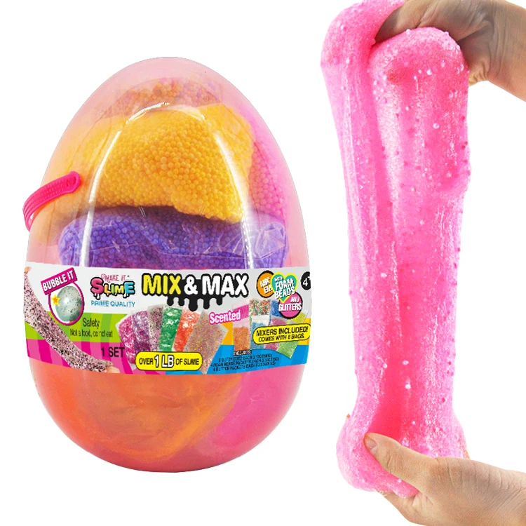 Istudio Oem  Non-Toxic Educational Diy Toy Slime For Egg 6 Colors Amkaing  Stress Relief Cute Egg Slime
