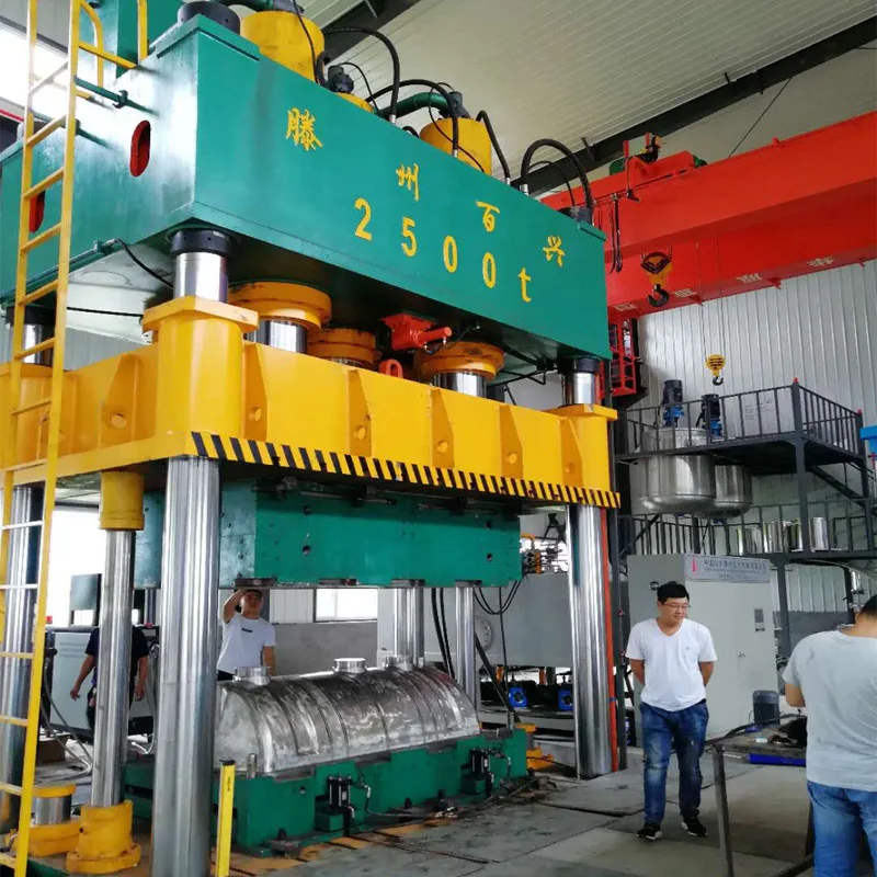 2500 ton four-column hydraulic press  SMC product forming hydraulic press