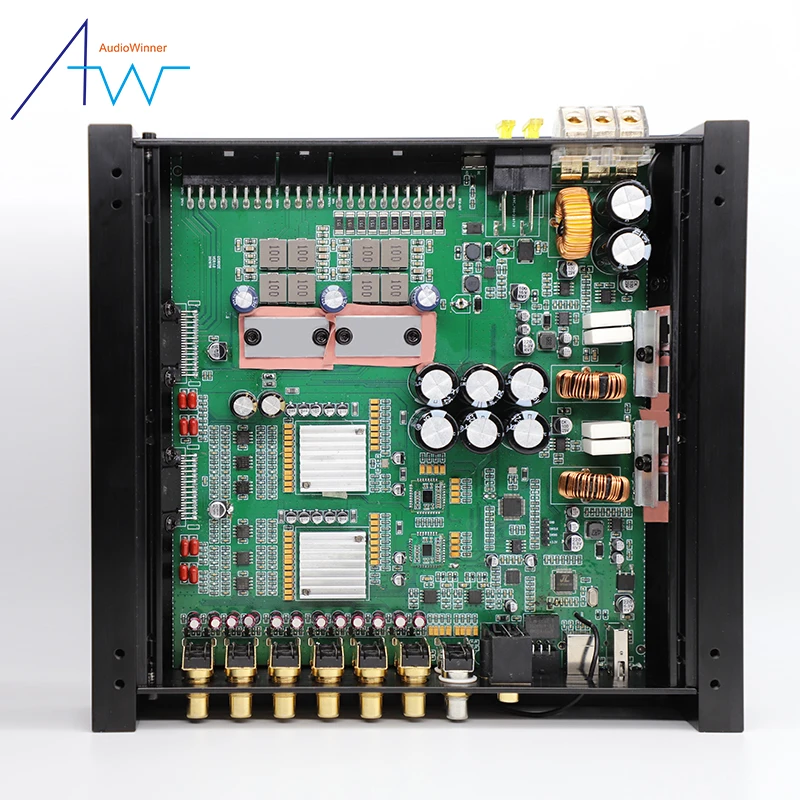 DSP Amp Processor Car Amplifier Audio Amplifier USA Market Classd 10-19v with Multi 12 Channel 12-CH Class AB//D Amplifier <1%