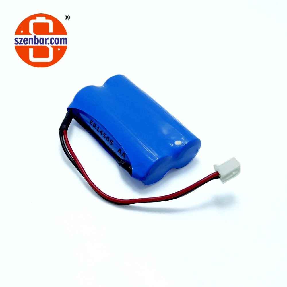 China manufacturer 2400mAh 3.6v AA size 14.5*50.5mm primary lithium battery ER14505