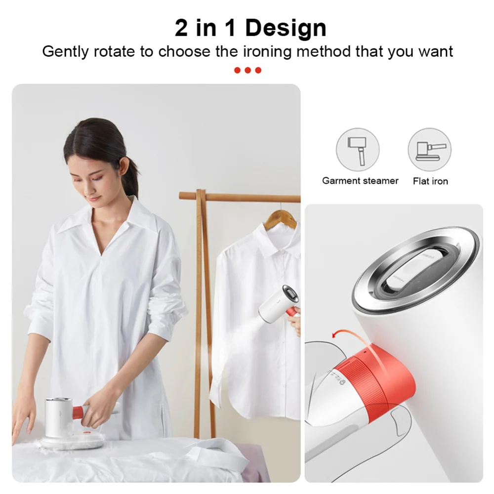 Deerma Garment 2 в 1 многофункциональная портативная дорожная Паровая железная подвесная утюжок интеллектуальная система предварительного
