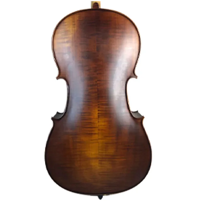 Handmade Natural maple flamed block cello instrument  manufacturer