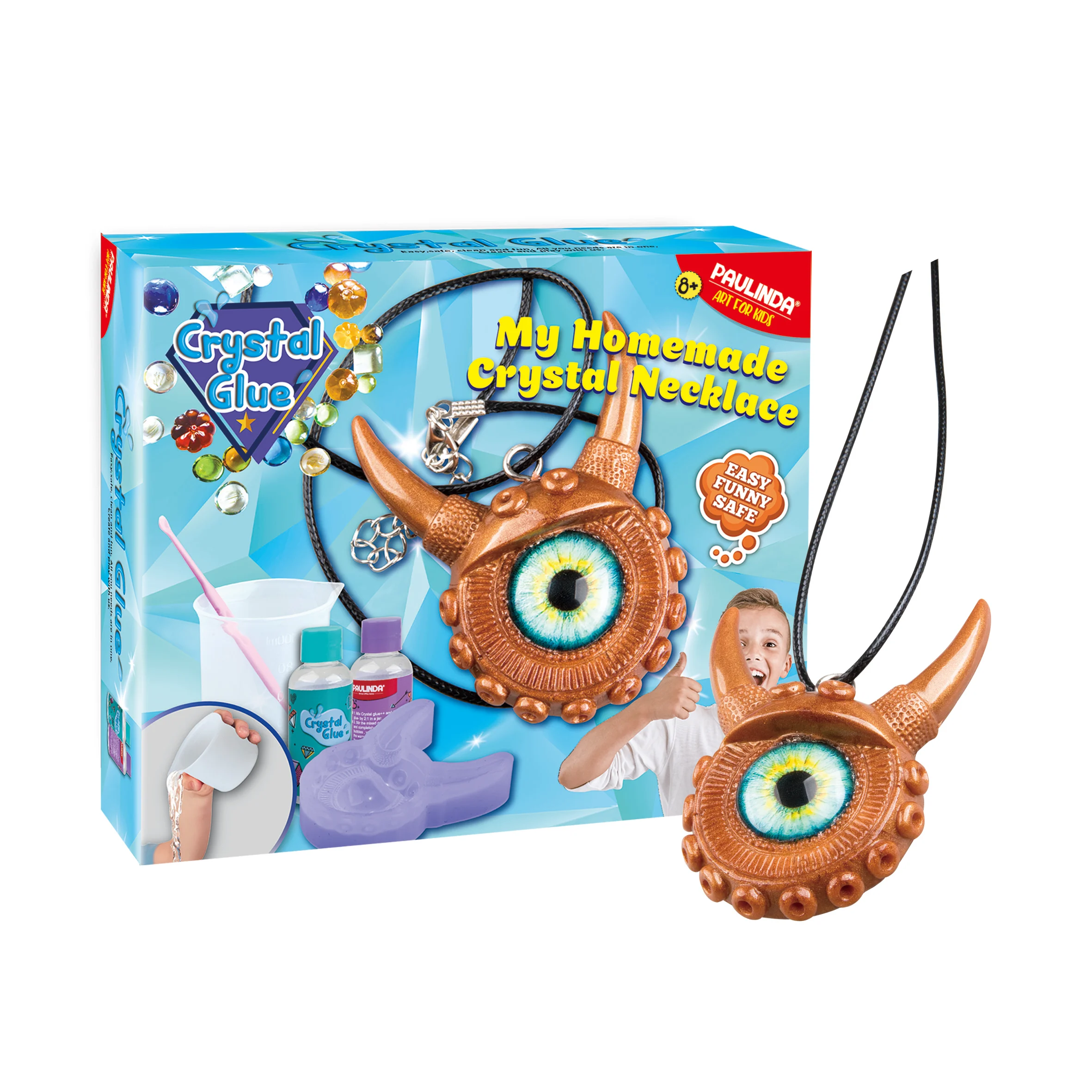 Paulinda High Quality Educational Handmade Necklace Kit Self-leveling Crystal Clear Resin Crystal Glue