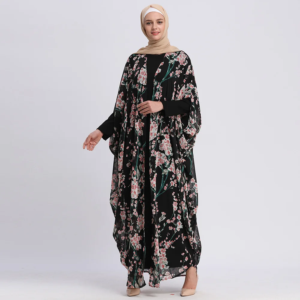 Middle East Dubai Arabian Long Sleeve Pearl Sequin Embroidered Jalabiya For Women Robes Ramadan Abaya Muslim Women Dress
