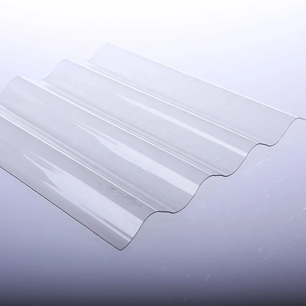High Strengt lightweight cheap uv polycarbonate transparent corrugated sheet