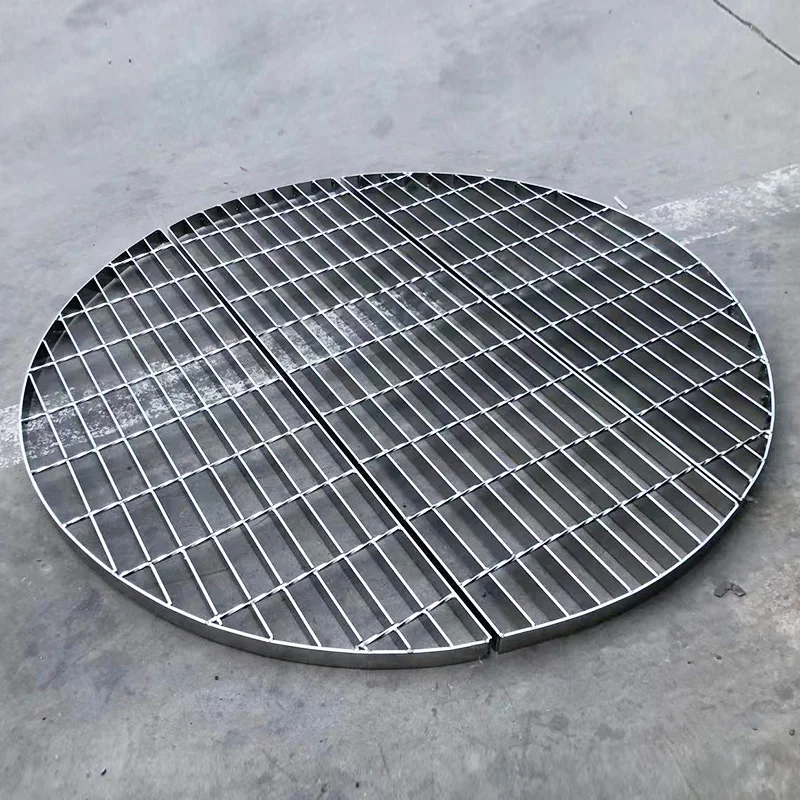 High quality hot dip galvanized steel grating rainwater drainage walkway grill