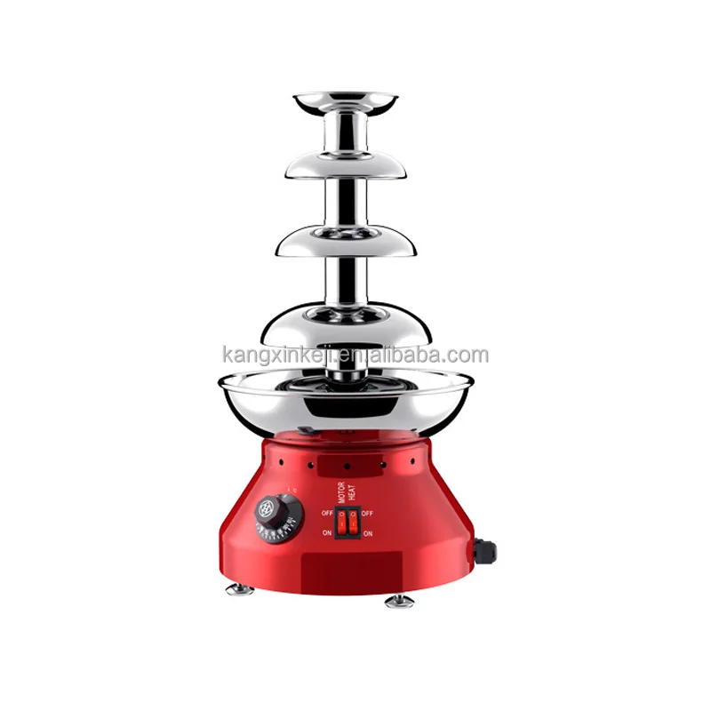 Hot Sale Machine With Thermostat Fuse 110V 220V Industrial Fountain 4/5 Tier Chocolate