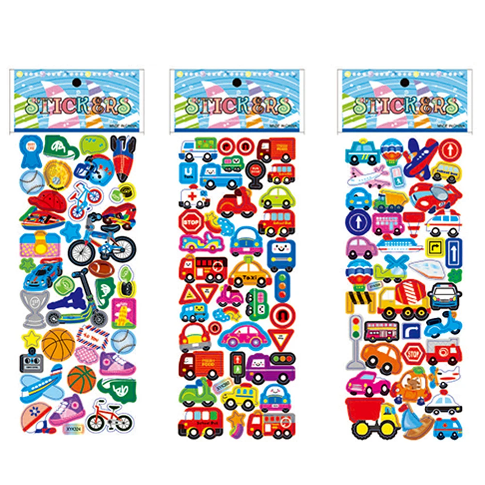 Customized colorful cartoon car stickers diary suitcase cup waterproof cartoon stickers 100 pieces