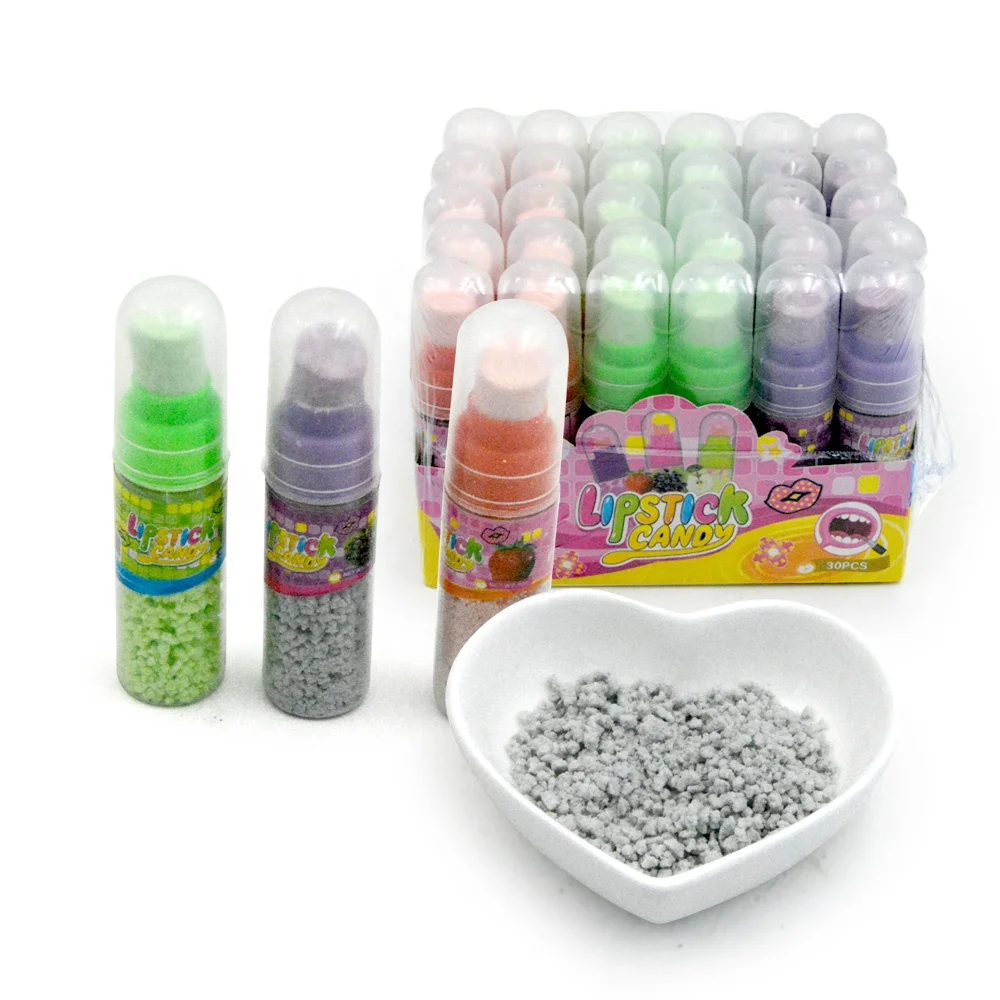 originality colorful sweet soft fruity crazy lipstick candy for sale
