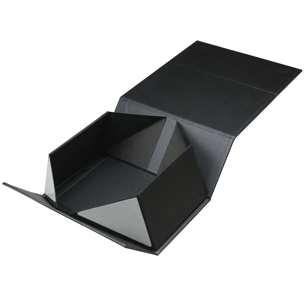 clothing packaging folding clamshell box  product packaging custom gift boxes with ribbon