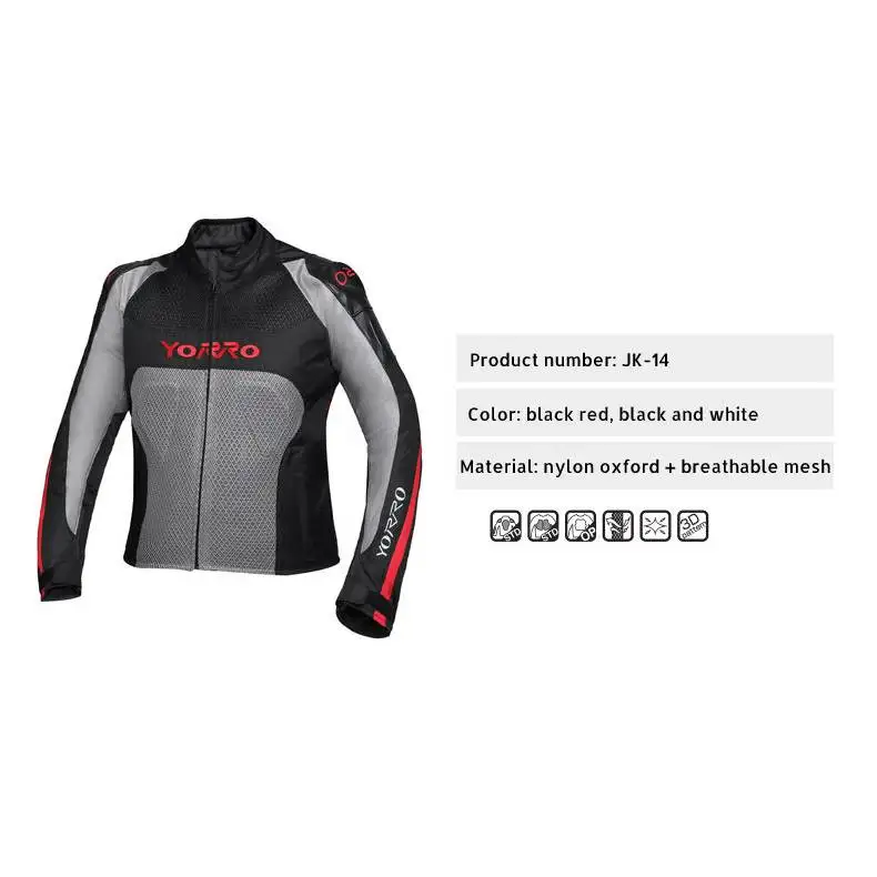 High quality Motorcycle & Auto Racing Wear Breathable fabric jacket motorcycle textile