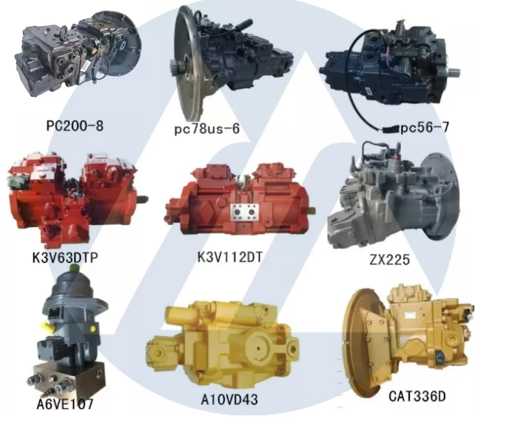Powerparts High Guarantee Bulldozers Parts D155A-6 Hydraulic Main Pump 708-1T-00472 Fan Motor Assy 708-1T-00470