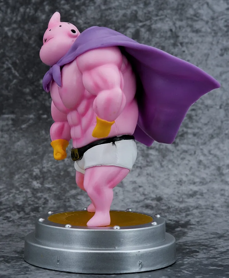 XR 15.5cm Anime Dbz Majin Buu Muscle Action Figure Pvc Goku Model Toy For Gifts