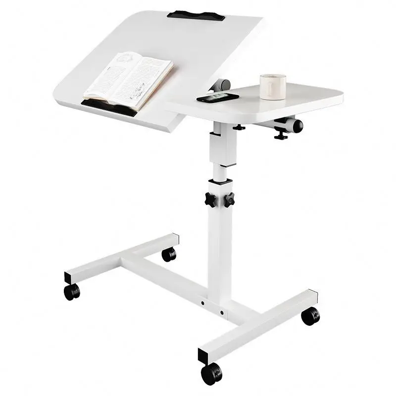 Laptop Computer Table On The Bed Use A Computer Table To Move And Lift The Bed Side Small Table