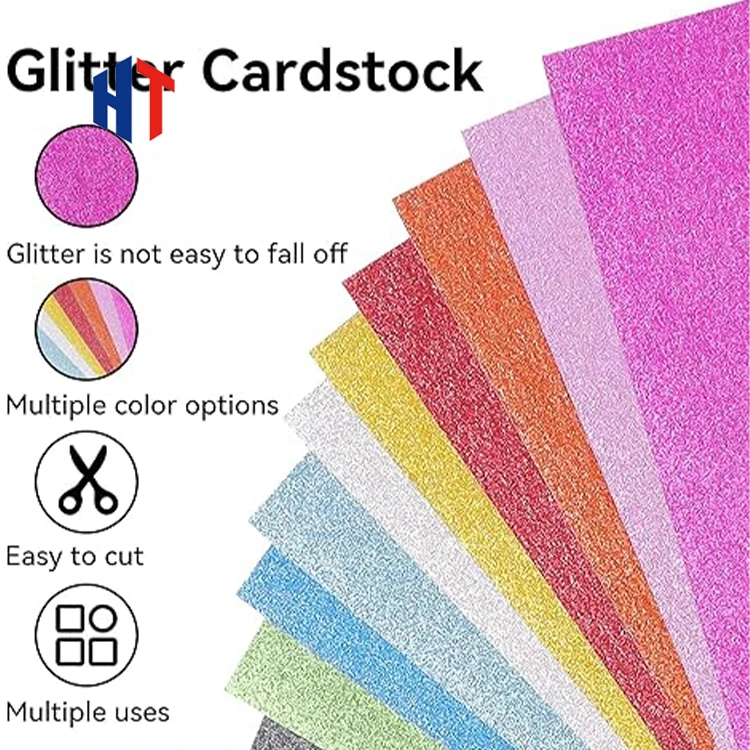 Specialty Corrugated Paper 280g Glitter Cardstock Paper Used for Hand Craft and DIY