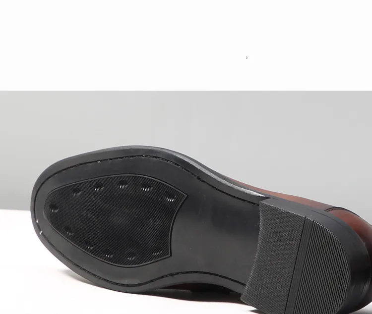 Handmade Genuine Leather Men Shoes italian Large Size Boys Shoe Official Formal Dress Shoes