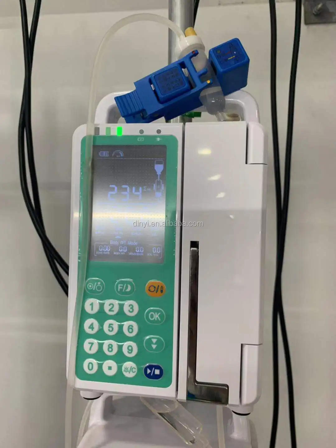 CE approved portable LCD screen medical ICU Infusion Pump for hospital