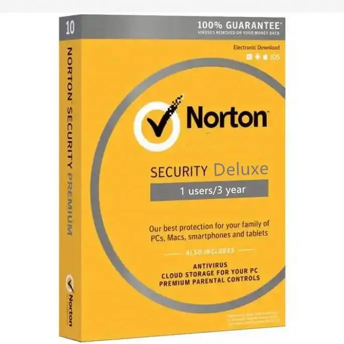 24/7 Online download 1 pc 3 year Antivirus software Ready Stock Email Delivery for Norton Security Deluxe