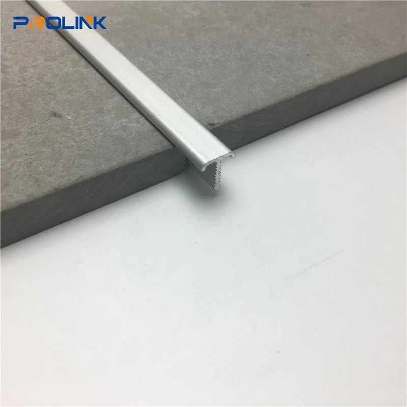 anodized matt silver surface T shape aluminum profile for floor transition