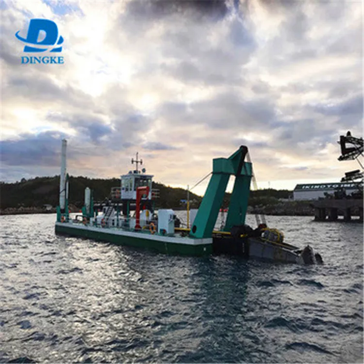 Dingke 20 Inch 3500m3/h Cutter Suction Sand Dredger Dredge Dredging Machine Ship Boat Vessel Mud Drag On Sale