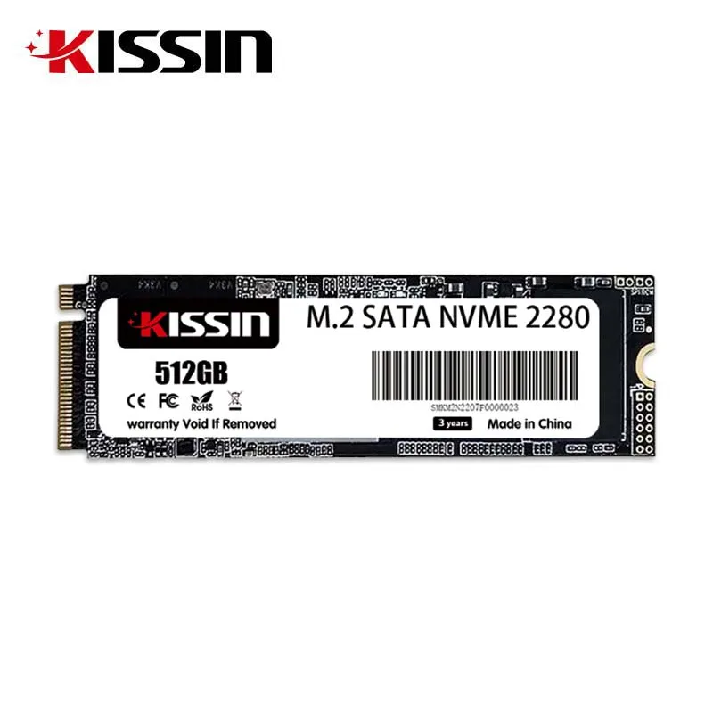 Лидер продаж внутренний жесткий диск Kissin M.2 Nvme Ssd 128GB 256GB 512GB 1TB 2TB для игр NVME