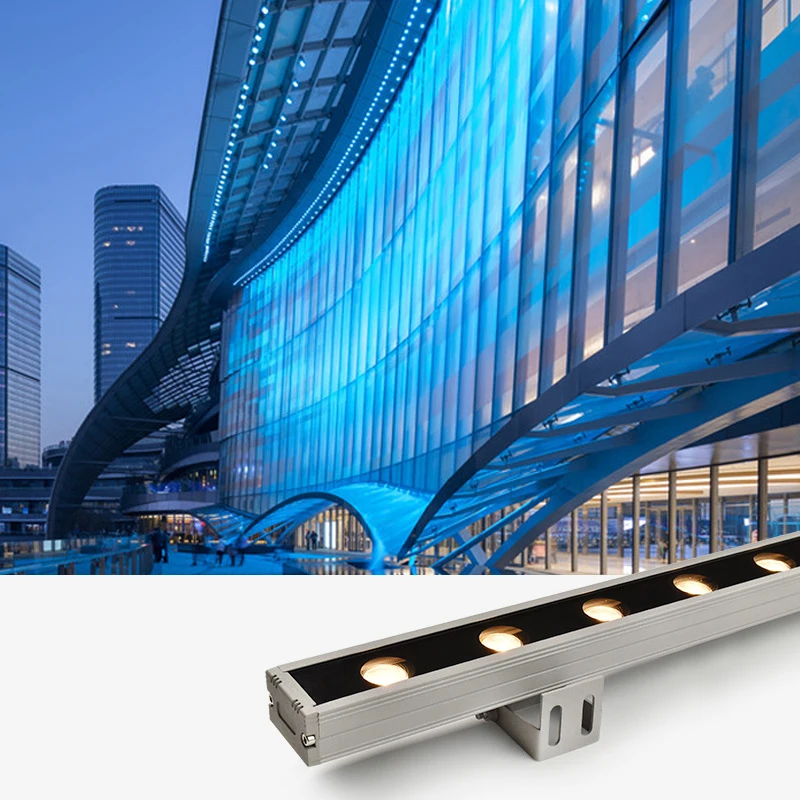 LED wall washer flexible housing stage strip commercial recessed ip65 waterproof street aluminum neon rgb solar garden lights