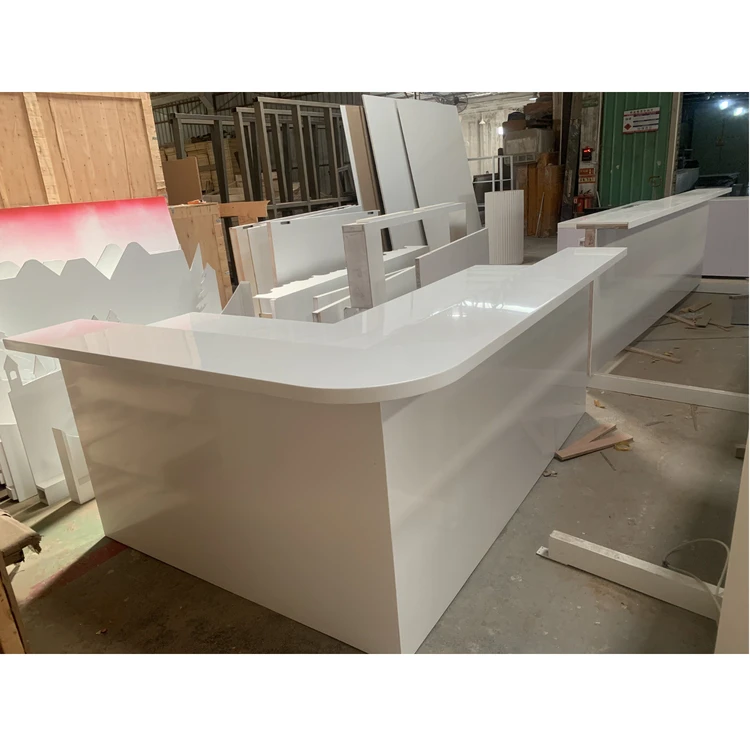 Modern Wine Bar Counter For Export Solid Surface Stone Bar Tables Buffet Bar Counter Display