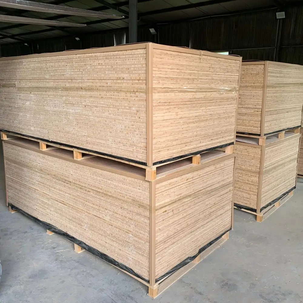 Own factory supply 3 layer cross horizontal bamboo panel