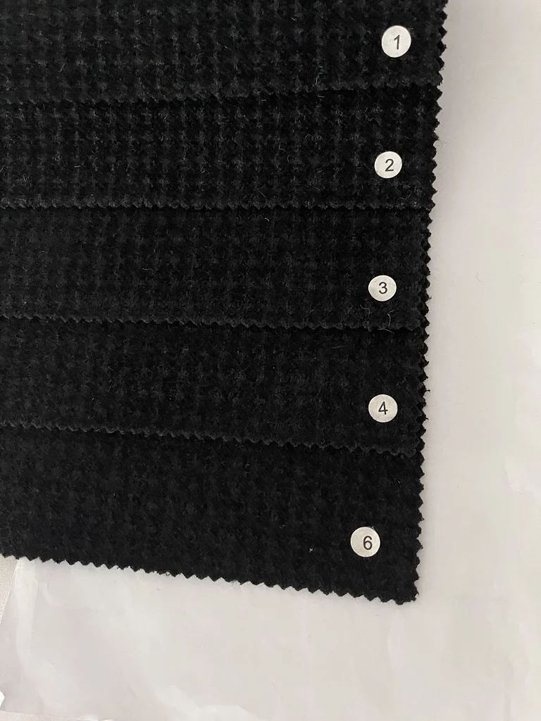 Поставщик полиэфирной шерстяной клетчатой трикотажной жаккардовой ткани Зимние ткани для AT2002-1 одежды/2/3/4/6