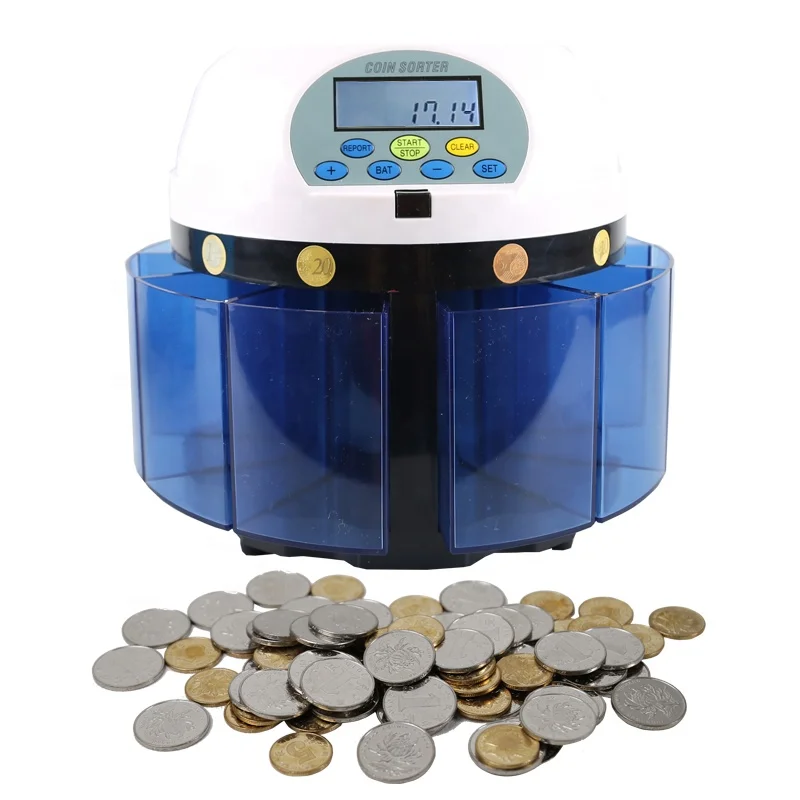CS-6500-2 Coin Counters & Sorters Up To 650 coins/min Automatic International contador de monedas coin sorter counter