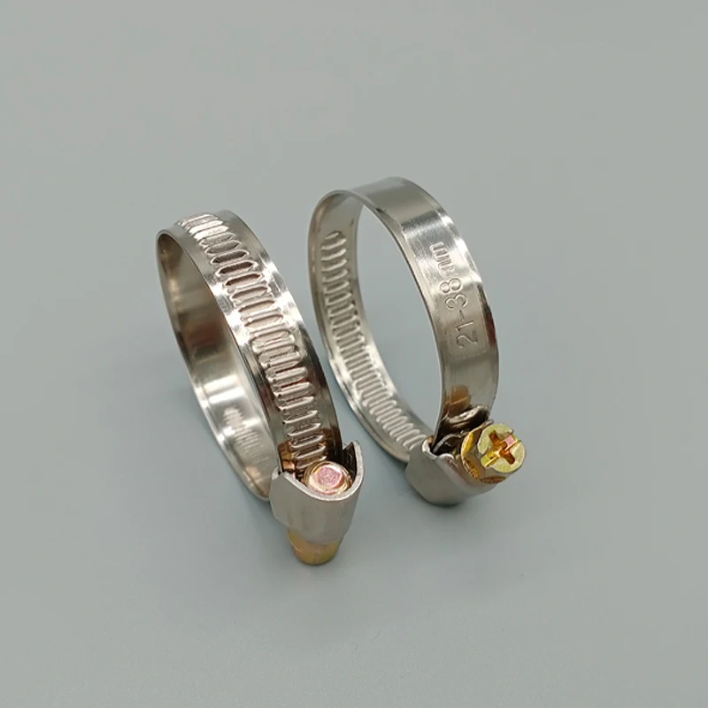 China Hardware German Type Hose Clamp and Worm Clamp Stainless Steel
