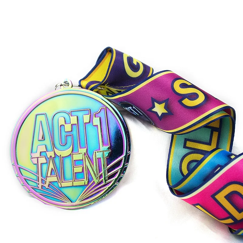 Custom Zinc Alloy Sport Dance Medal Colorful Plating medals sports dancing