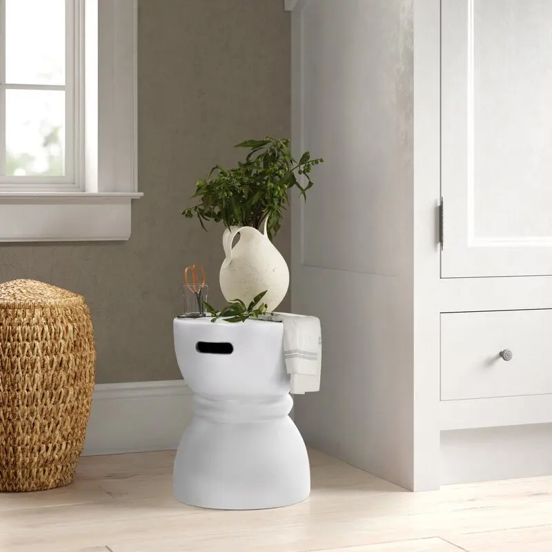 Designed For The Collector Eye Built In Handles Perfect For Indoor And Outdoor Use  End Table Side Table