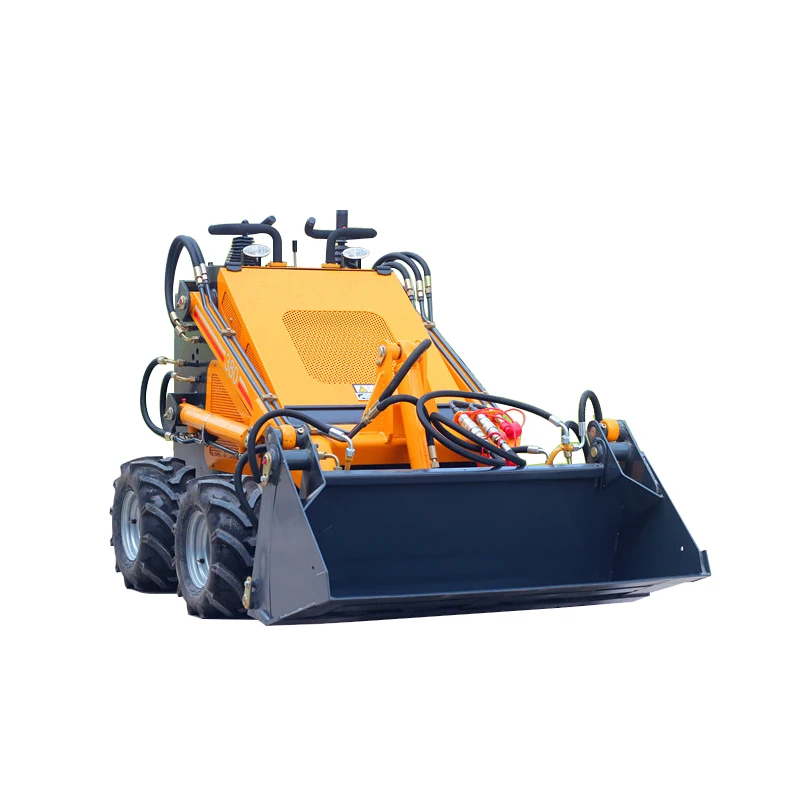 Mini Front Loader Mini loader Mini skid steer farm agriculture skid steer loader with backhoe