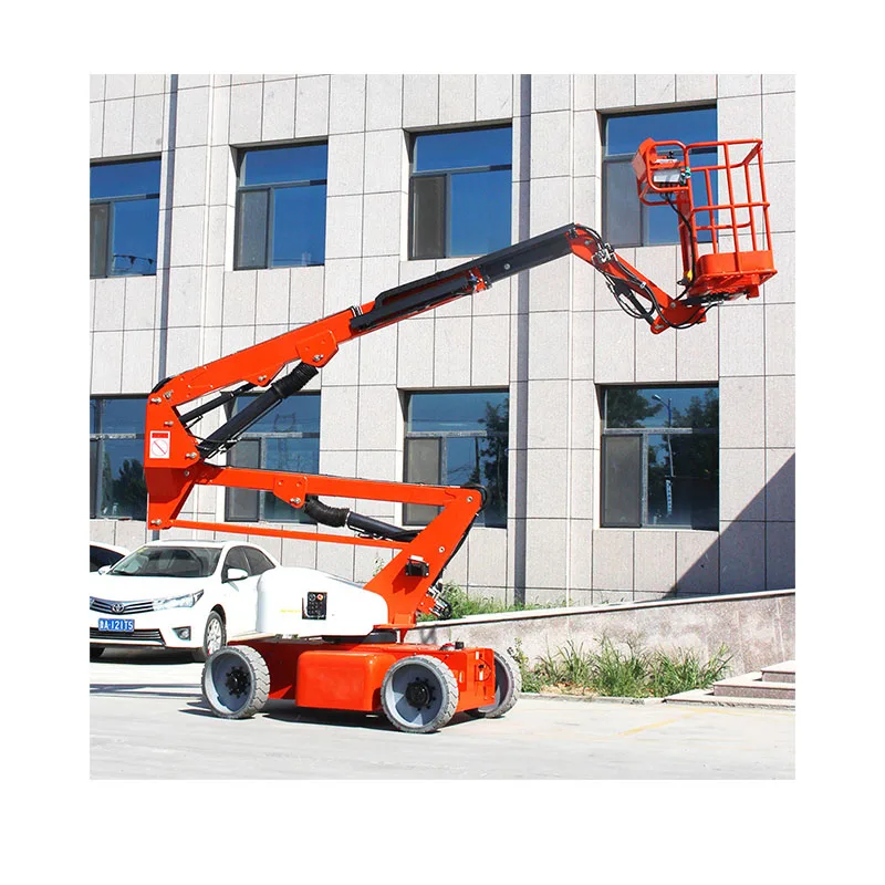 New Used Towable Cherry Picker Truck Boom Lift Pickup Truck Mounted Articulated Telescopic Moveable Hydraulic Spider Gear Motor