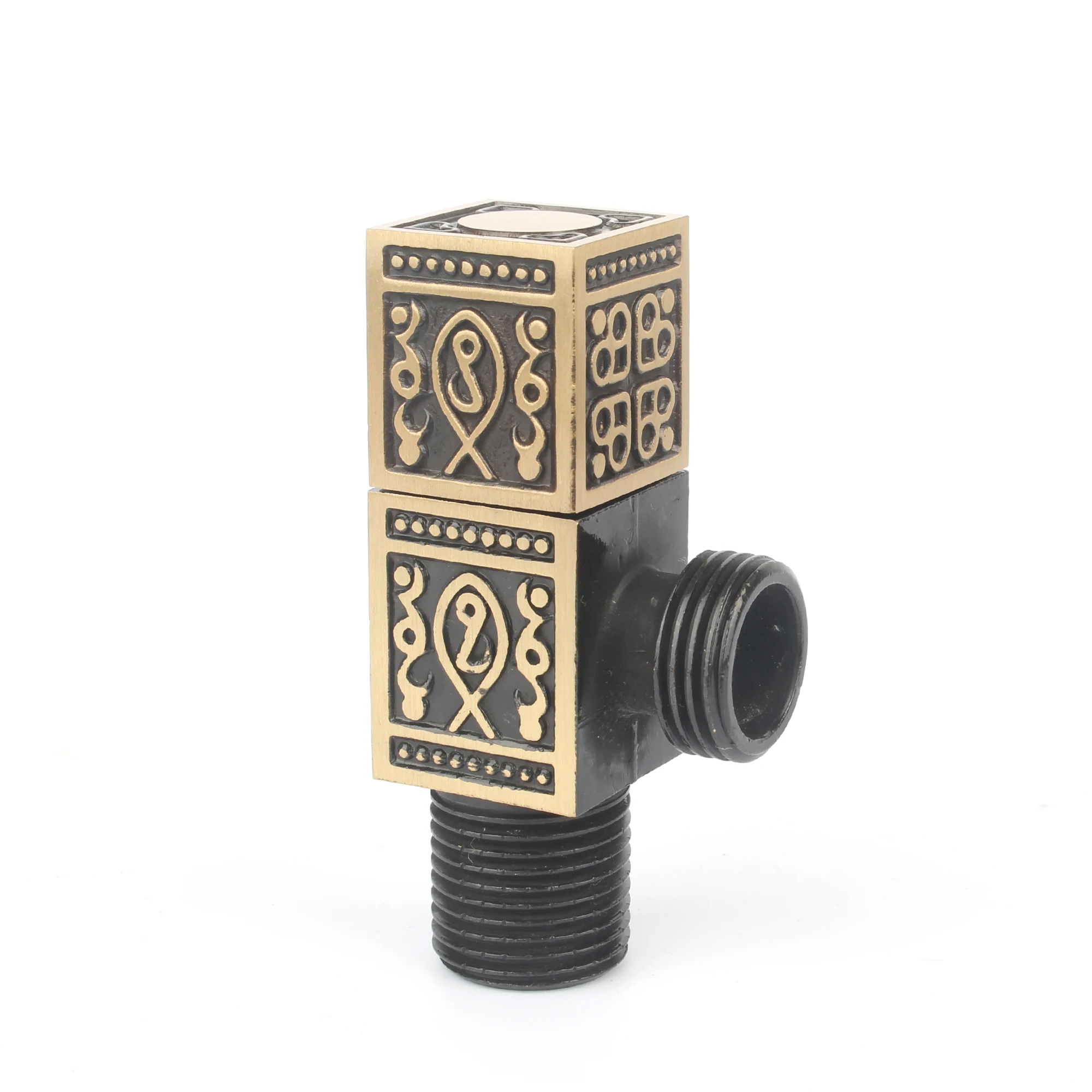 All-Copper Valve Faucet Accessory for Bathroom Toilet Manual Control Water Stop for Wash Basin