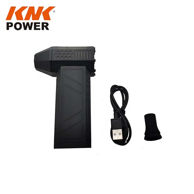 4 Stage Wind Speed Adjustment Light Cordless Mini Jet Blower Electric Turbo Fan Brushless Motor With Flash Light