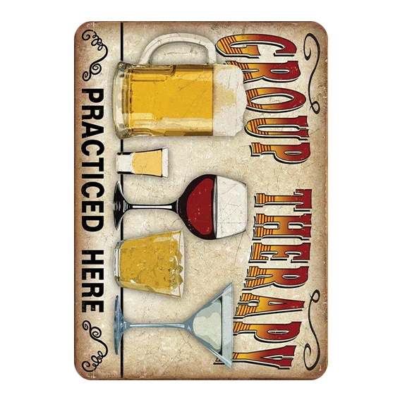 
wholesale vintage garage metal sign board tin plate for home design 